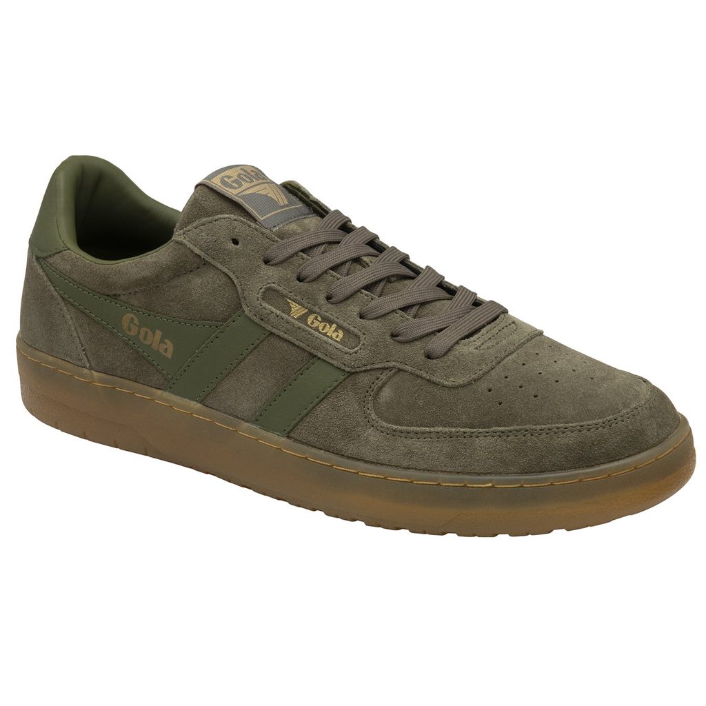 Gola Classics Hawk Suede '86 Sneakers Khaki Hungary | UDI-729563