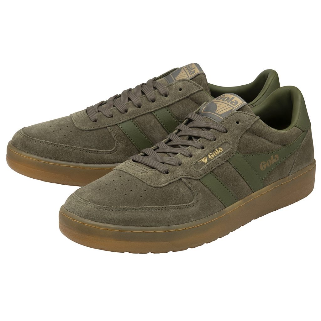 Gola Classics Hawk Suede '86 Sneakers Khaki Hungary | UDI-729563