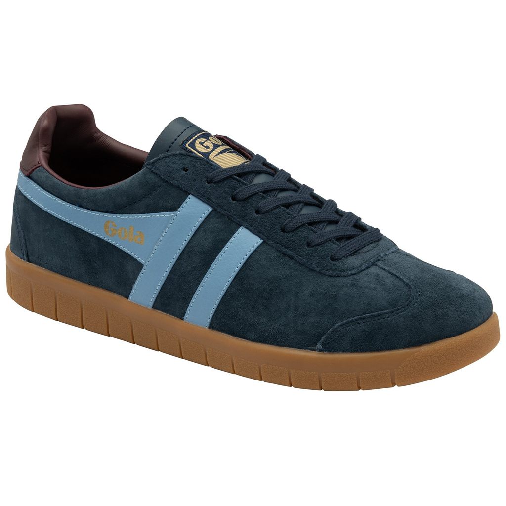 Gola Classics Hurricane Suede Sneakers Sötétkék Bordó Hungary | VFG-278509