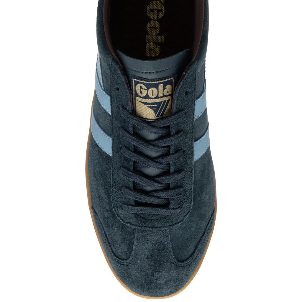 Gola Classics Hurricane Suede Sneakers Sötétkék Bordó Hungary | VFG-278509