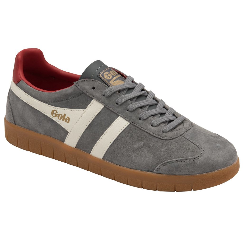 Gola Classics Hurricane Suede Sneakers Fehér Mélypiros Hungary | CMF-234760