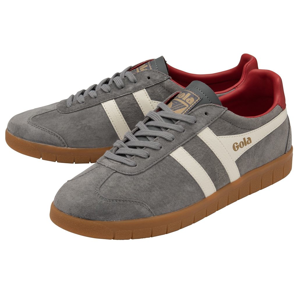 Gola Classics Hurricane Suede Sneakers Fehér Mélypiros Hungary | CMF-234760