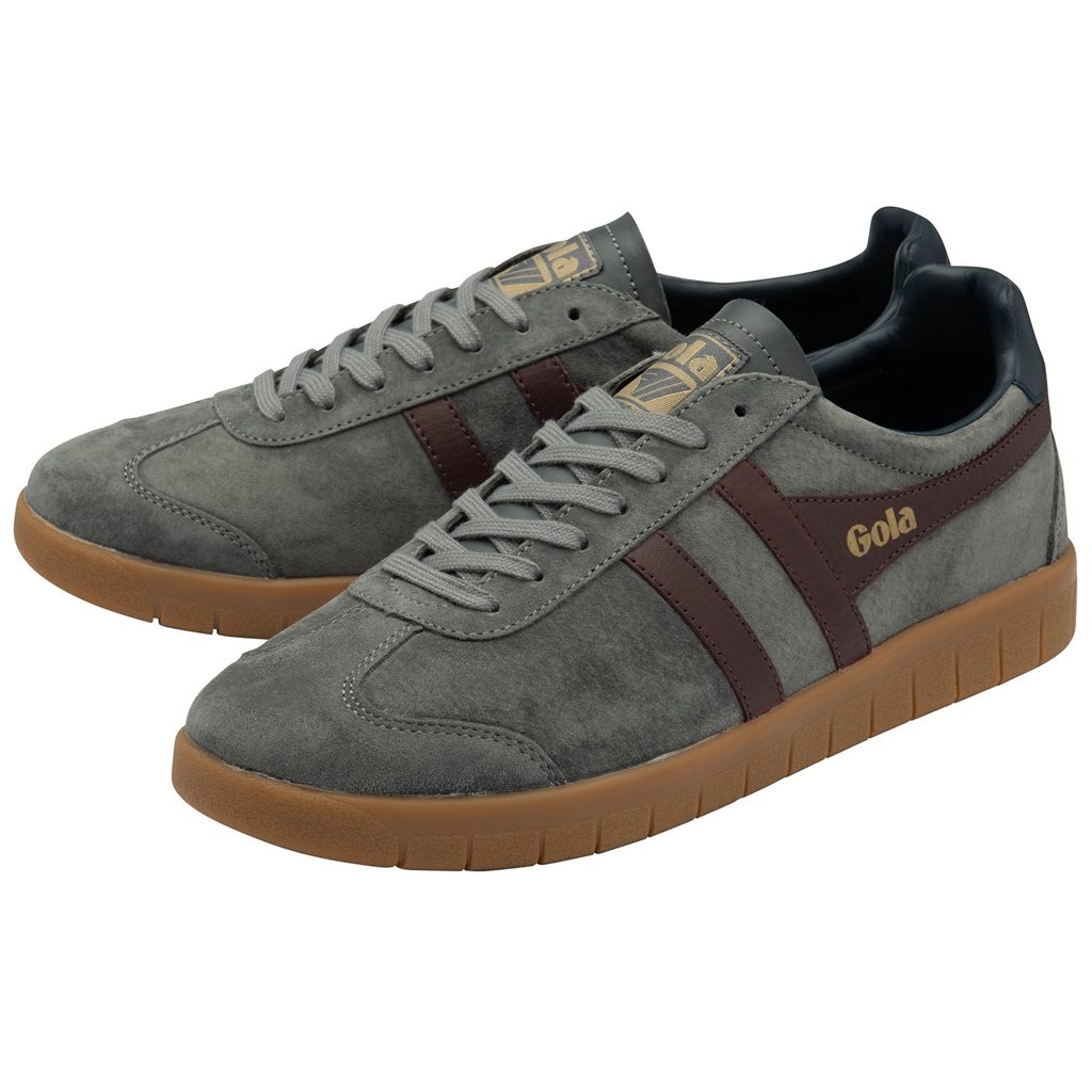 Gola Classics Hurricane Suede Sneakers Bordó Sötétkék Hungary | AIV-619752