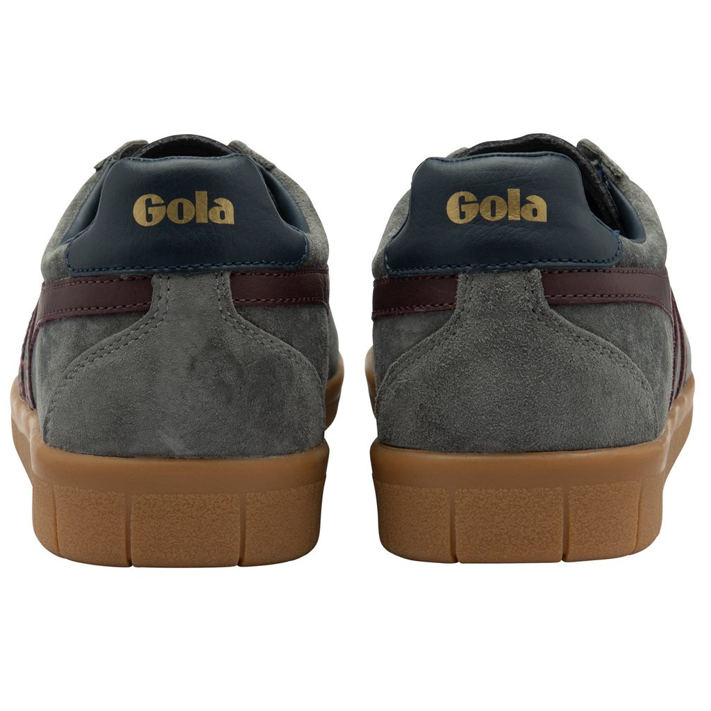 Gola Classics Hurricane Suede Sneakers Bordó Sötétkék Hungary | AIV-619752