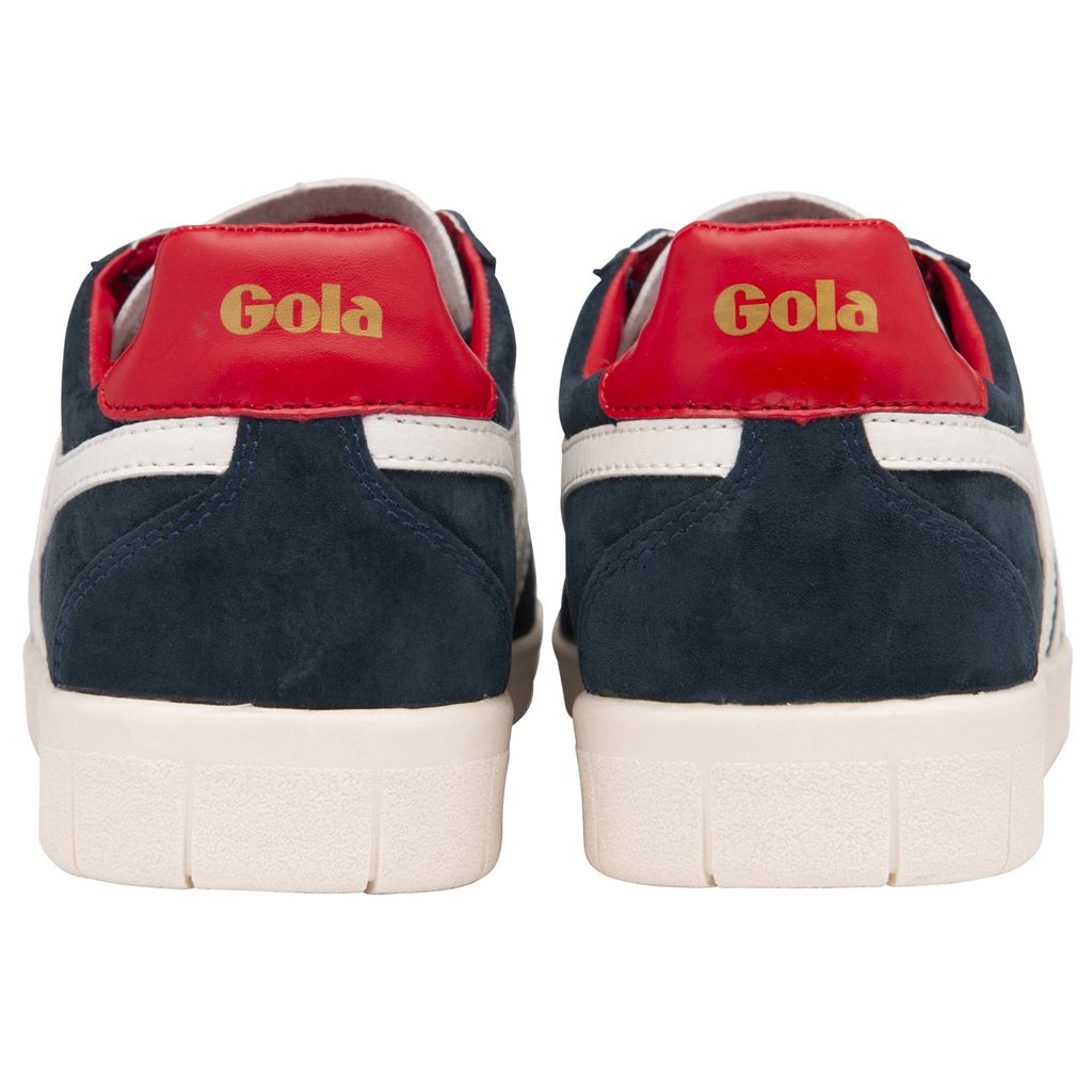 Gola Classics Hurricane Suede Sneakers Sötétkék Fehér Mélypiros Hungary | CMS-851297