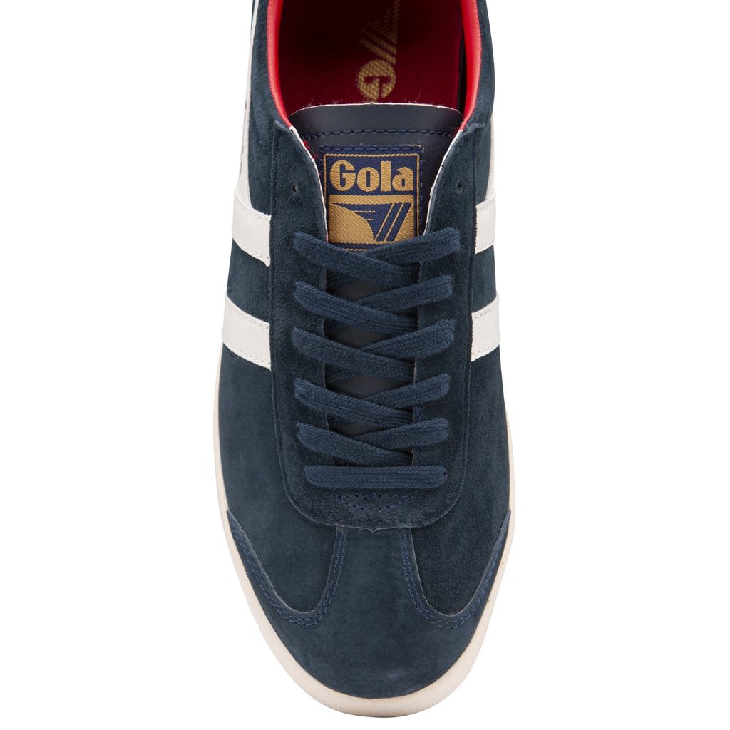 Gola Classics Hurricane Suede Sneakers Sötétkék Fehér Mélypiros Hungary | CMS-851297