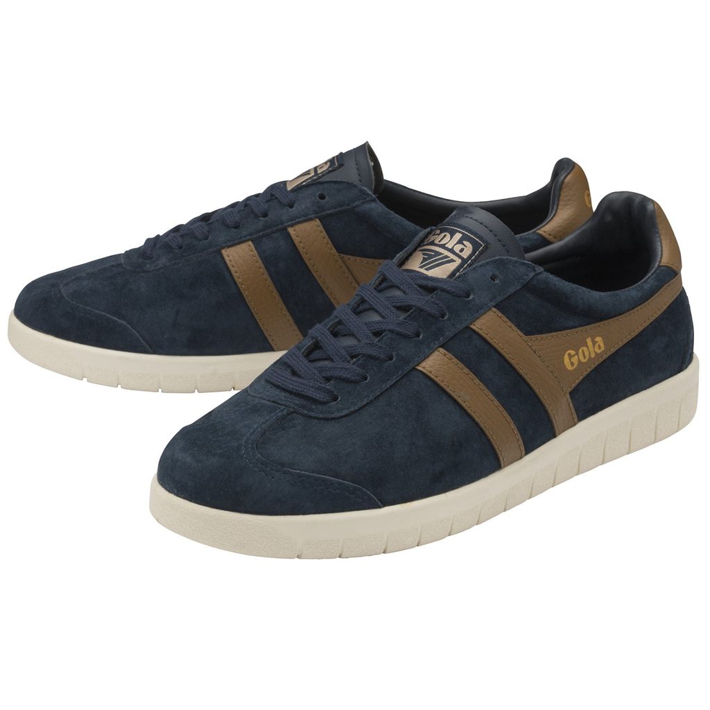 Gola Classics Hurricane Suede Sneakers Sötétkék Fehér Hungary | PHU-759084