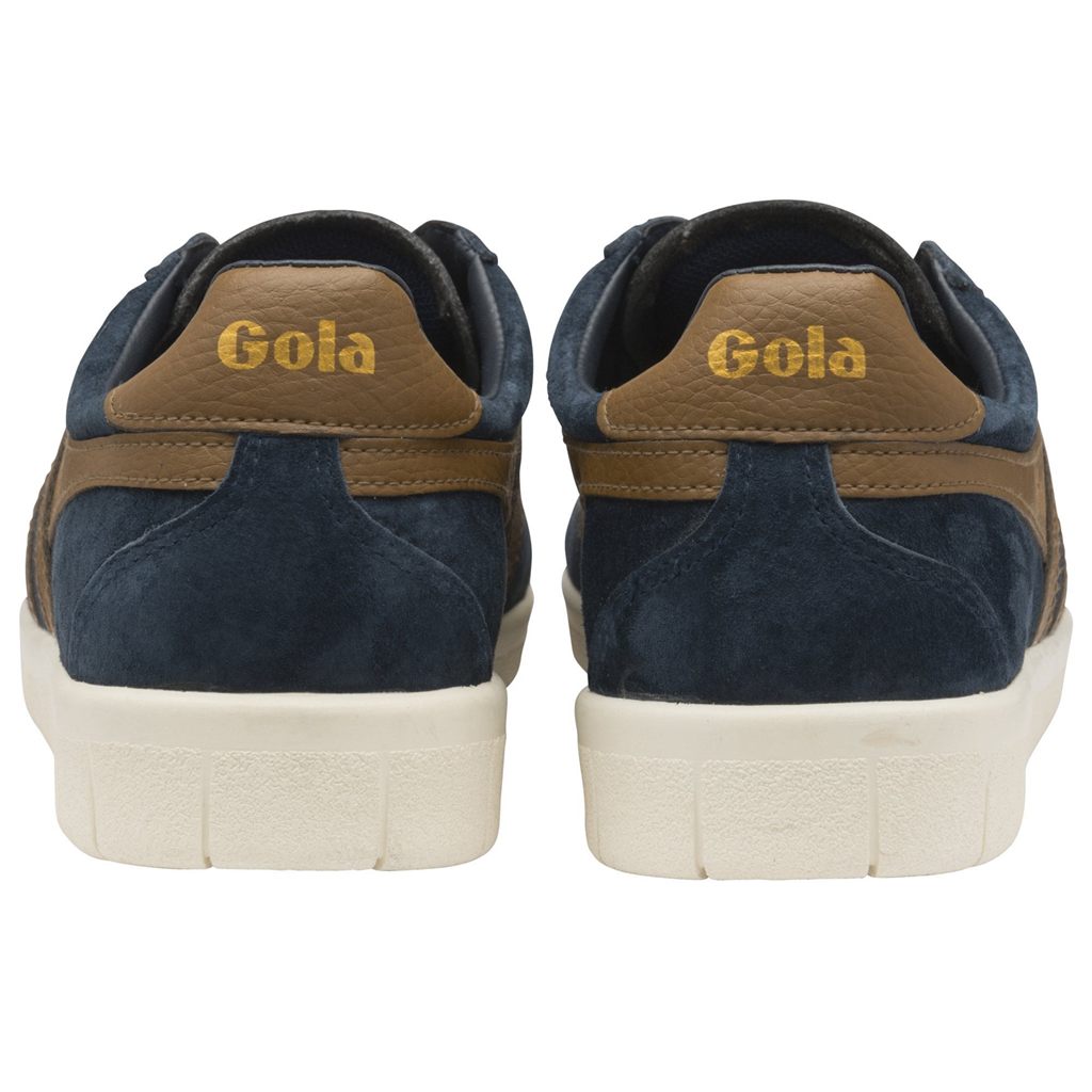 Gola Classics Hurricane Suede Sneakers Sötétkék Fehér Hungary | PHU-759084
