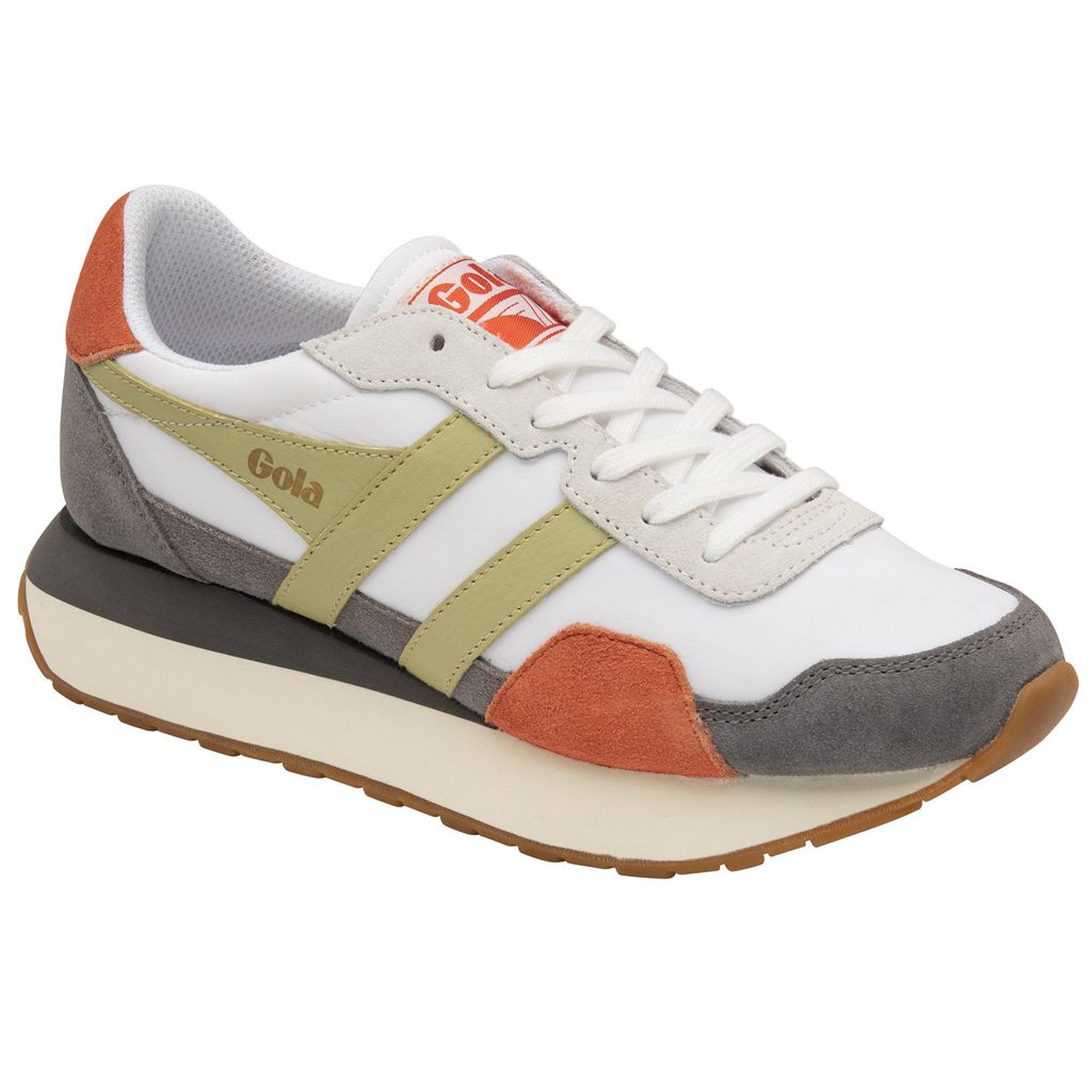 Gola Classics Indiana Sneakers Fehér Citrom Hungary | JLH-951238