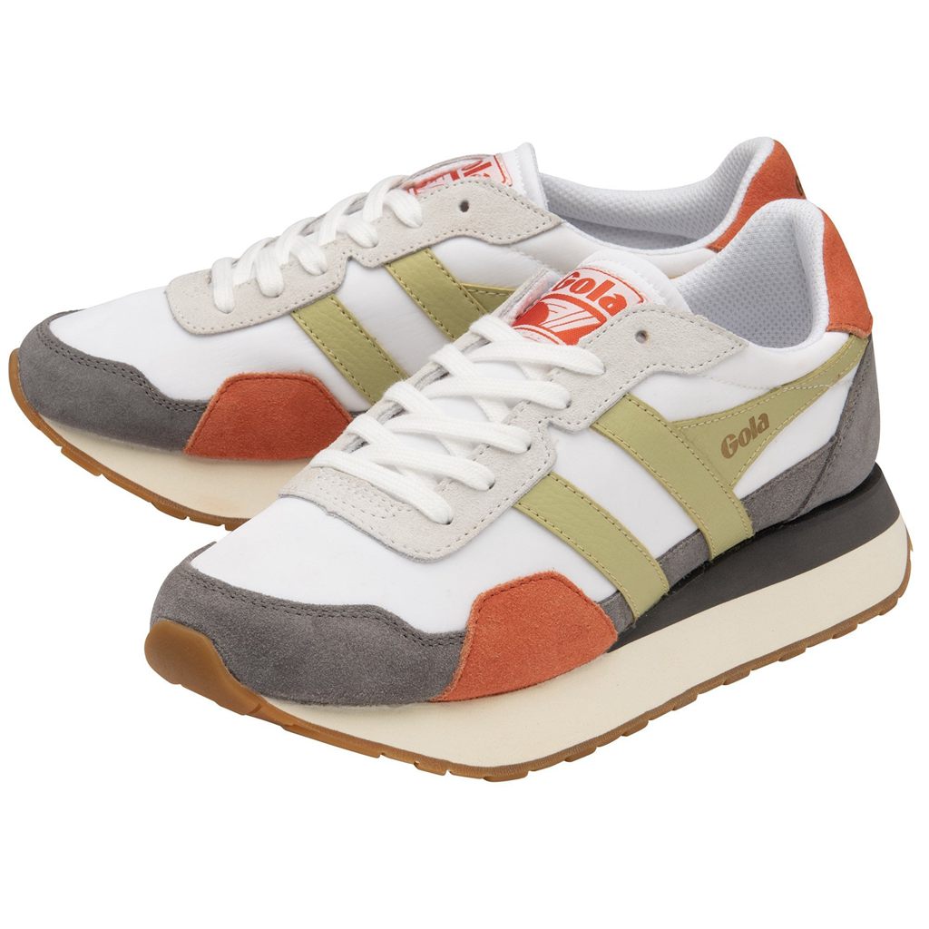 Gola Classics Indiana Sneakers Fehér Citrom Hungary | JLH-951238