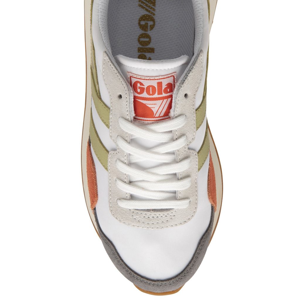Gola Classics Indiana Sneakers Fehér Citrom Hungary | JLH-951238