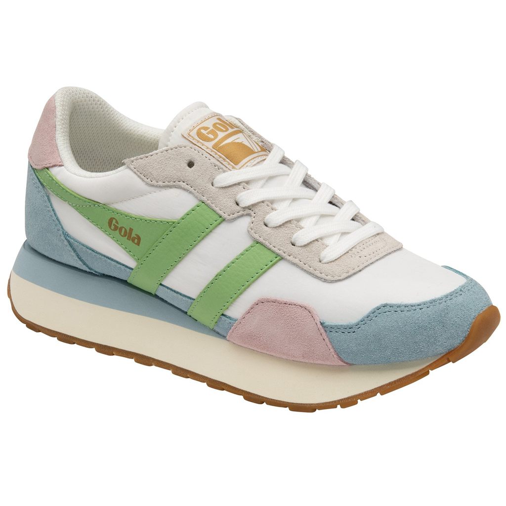 Gola Classics Indiana Sneakers Fehér Kék Zöld Hungary | FCS-538260