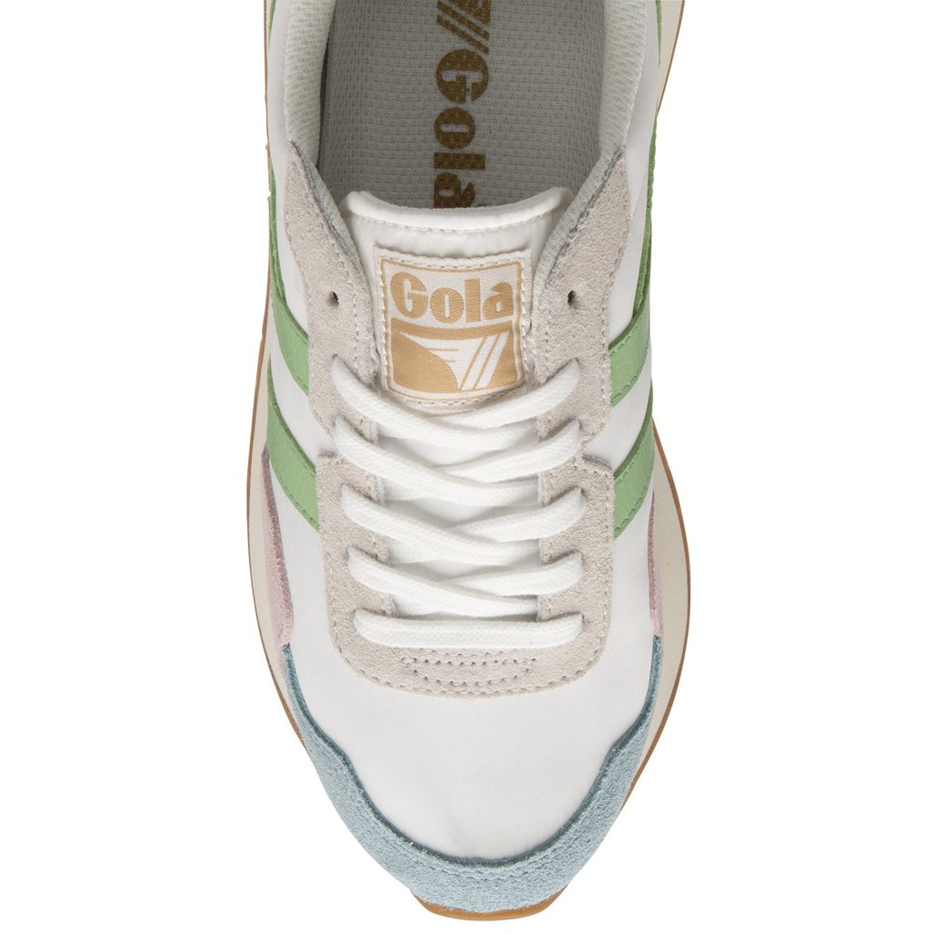 Gola Classics Indiana Sneakers Fehér Kék Zöld Hungary | FCS-538260