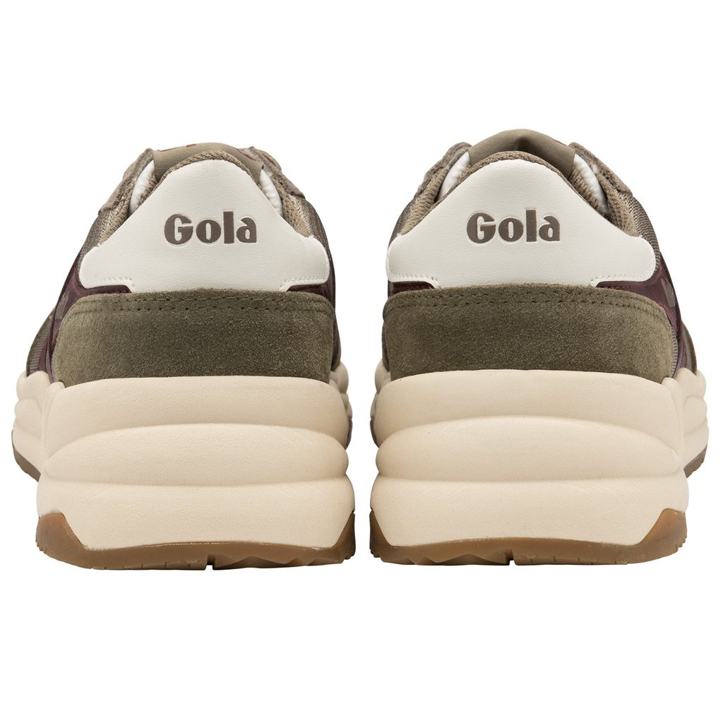 Gola Classics Jupiter Sneakers Khaki Bordó Hungary | GFP-015386