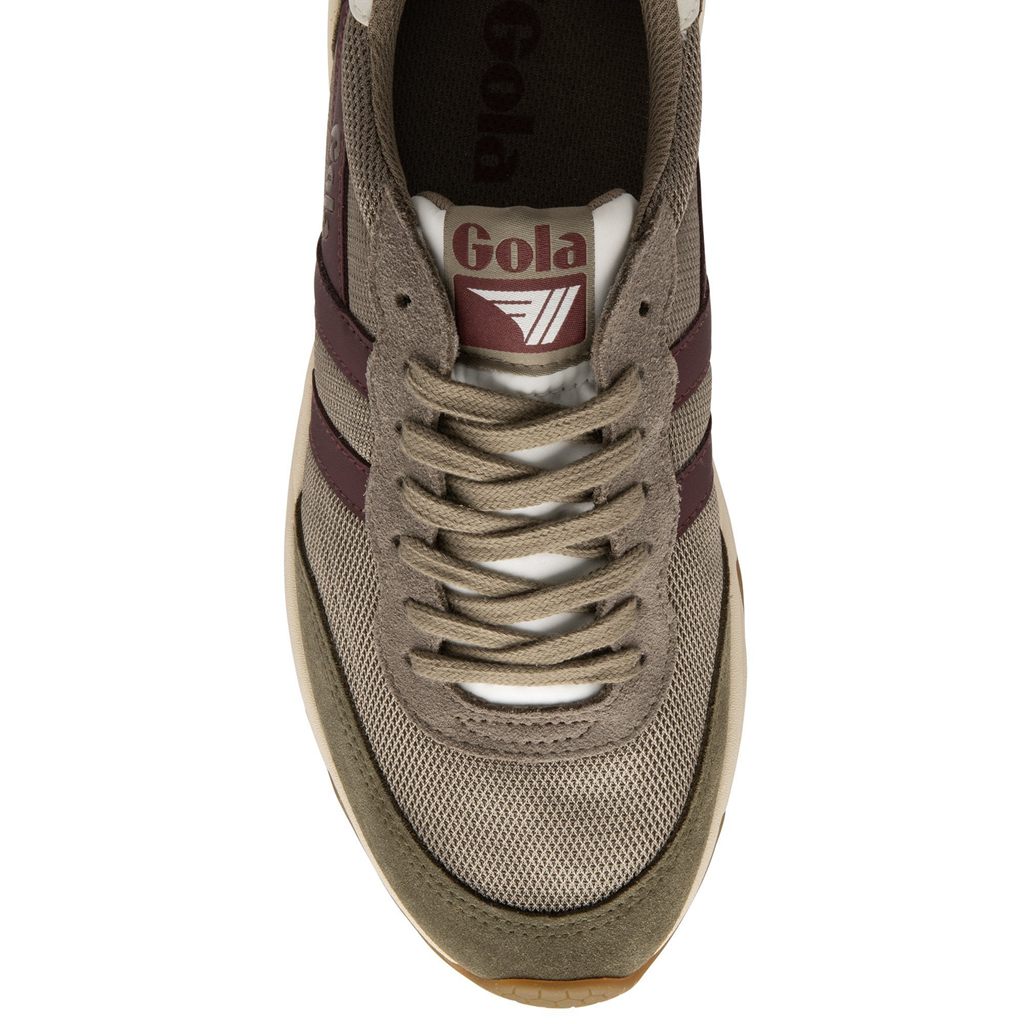 Gola Classics Jupiter Sneakers Khaki Bordó Hungary | GFP-015386