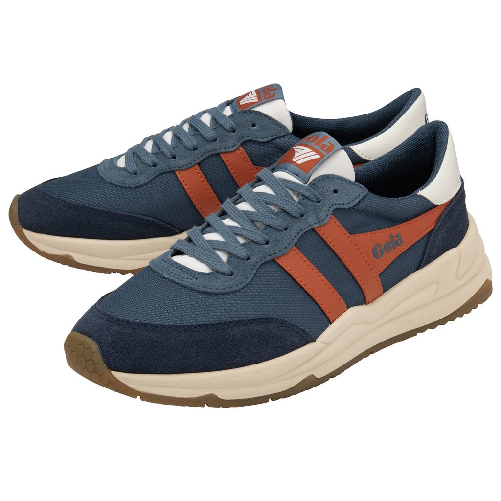 Gola Classics Jupiter Sneakers Sötétkék Narancssárga Hungary | ECT-371902