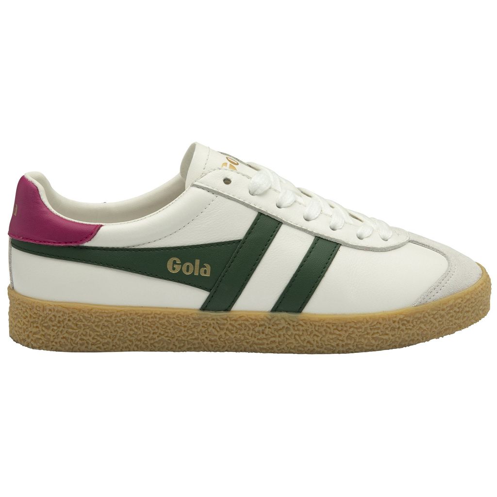 Gola Classics Medallist Leather Sneakers Fehér Fukszia Hungary | CZP-379502