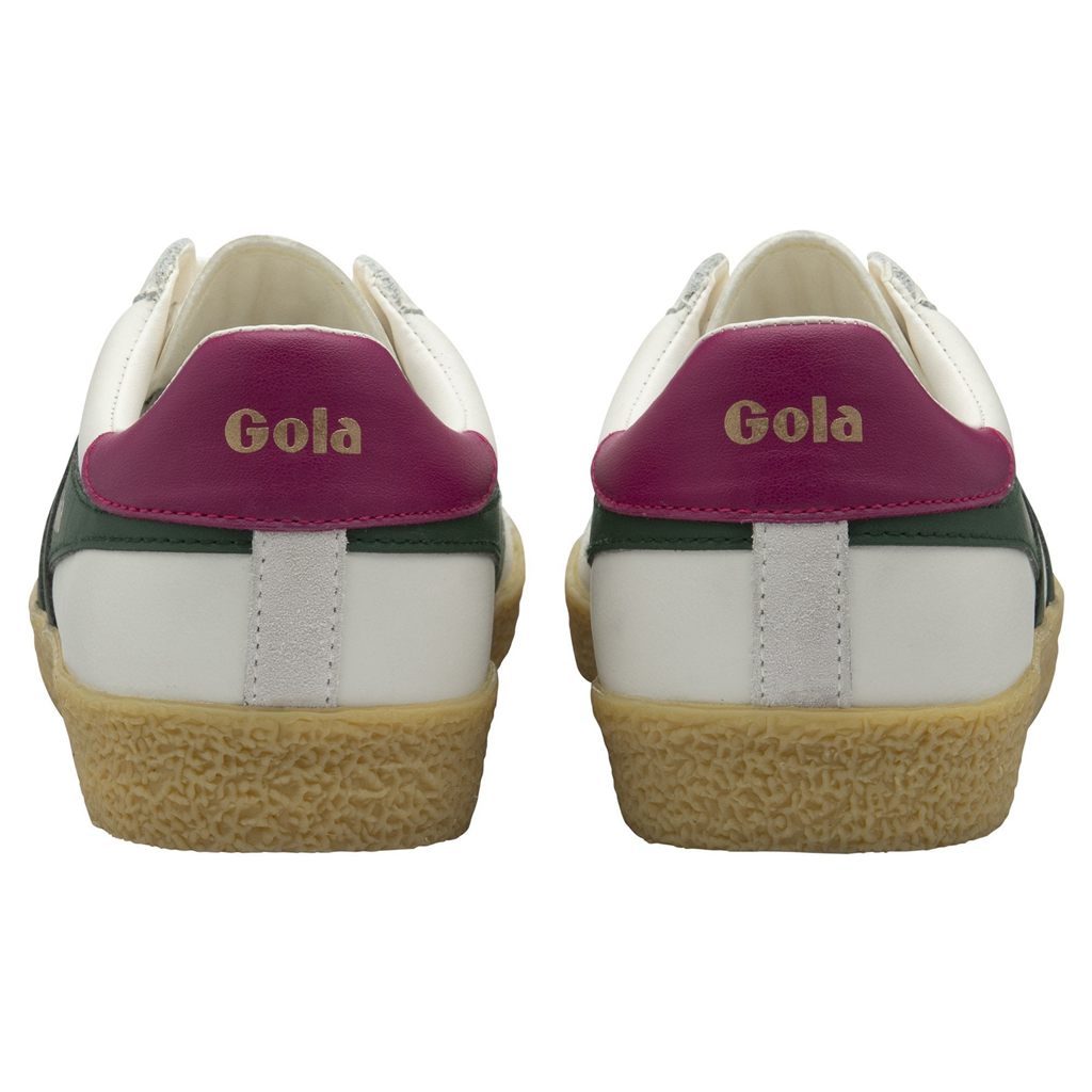 Gola Classics Medallist Leather Sneakers Fehér Fukszia Hungary | CZP-379502