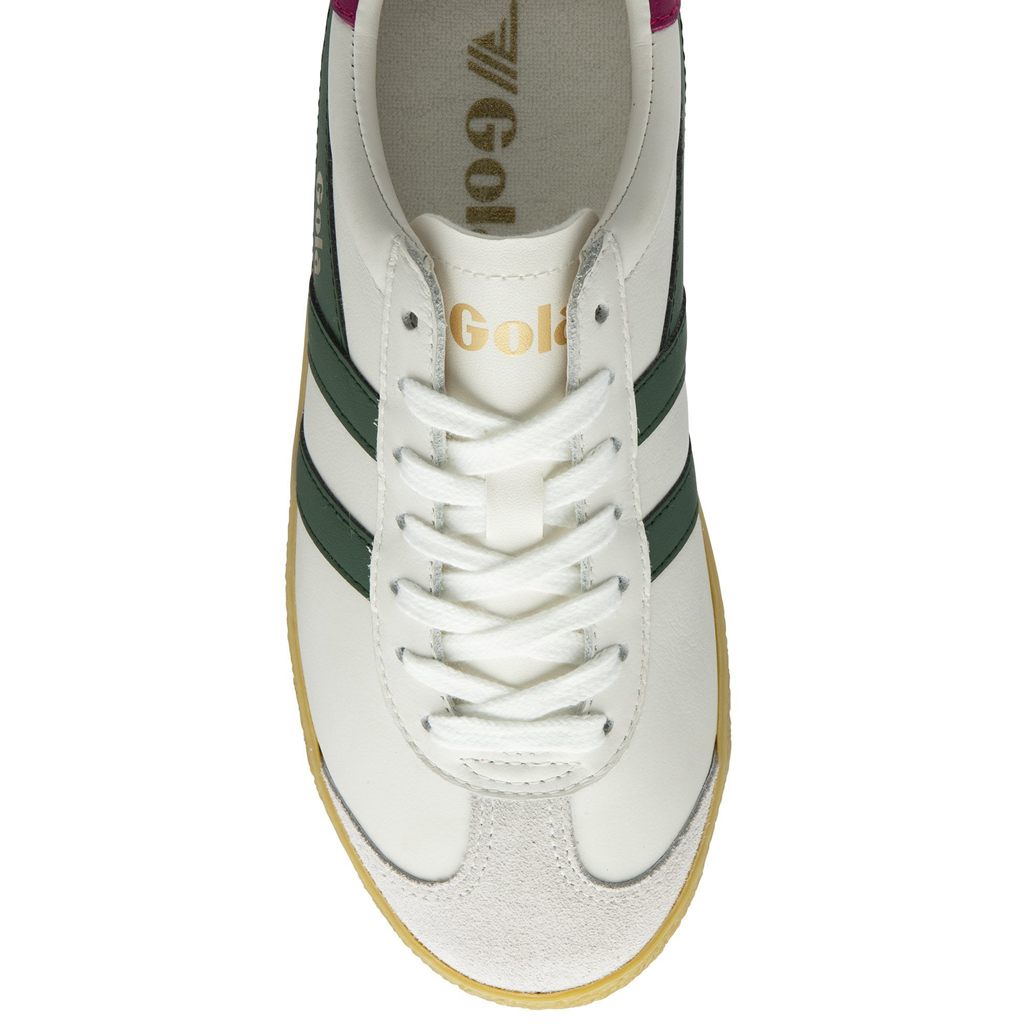 Gola Classics Medallist Leather Sneakers Fehér Fukszia Hungary | CZP-379502