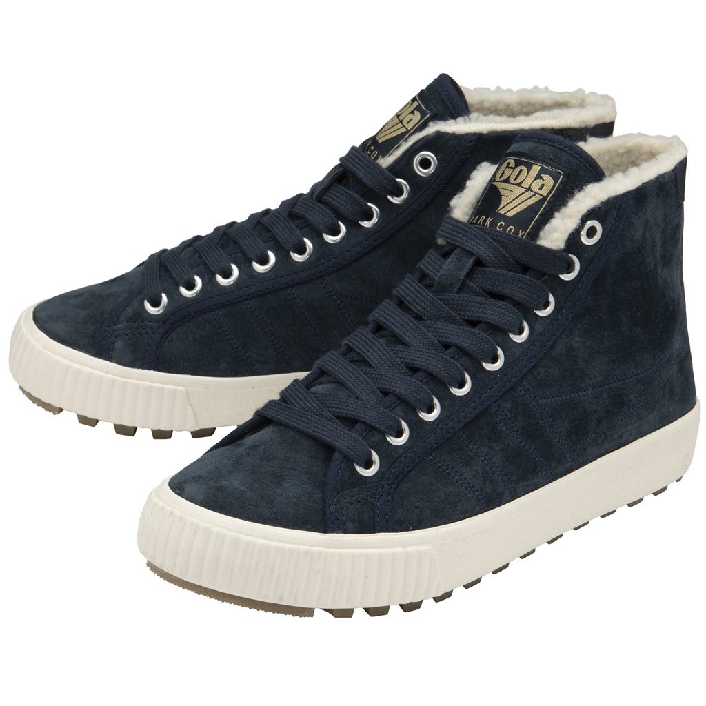 Gola Classics Nordic High Plimsolls Shoes Sötétkék Hungary | ZNQ-691857