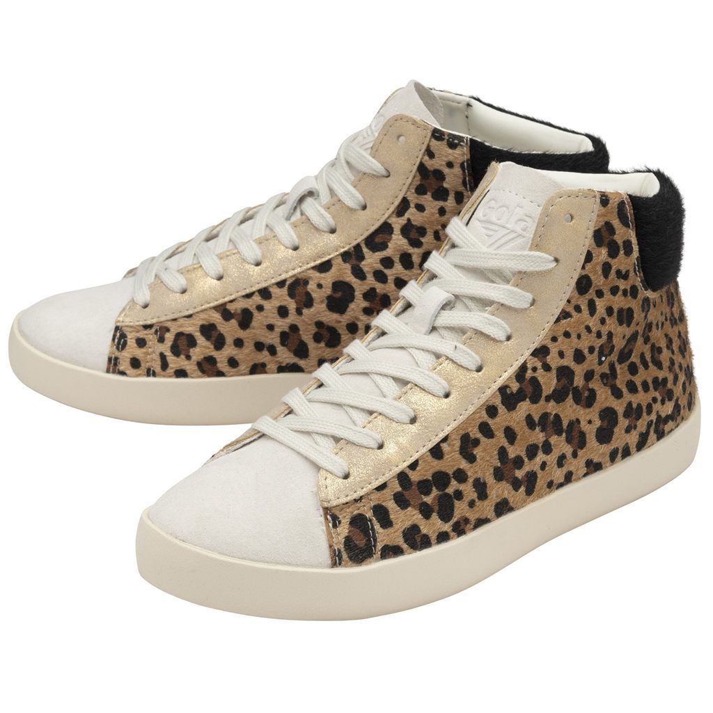 Gola Classics Nova High Oasis Sneakers Fehér Leopárd Hungary | WBV-378460
