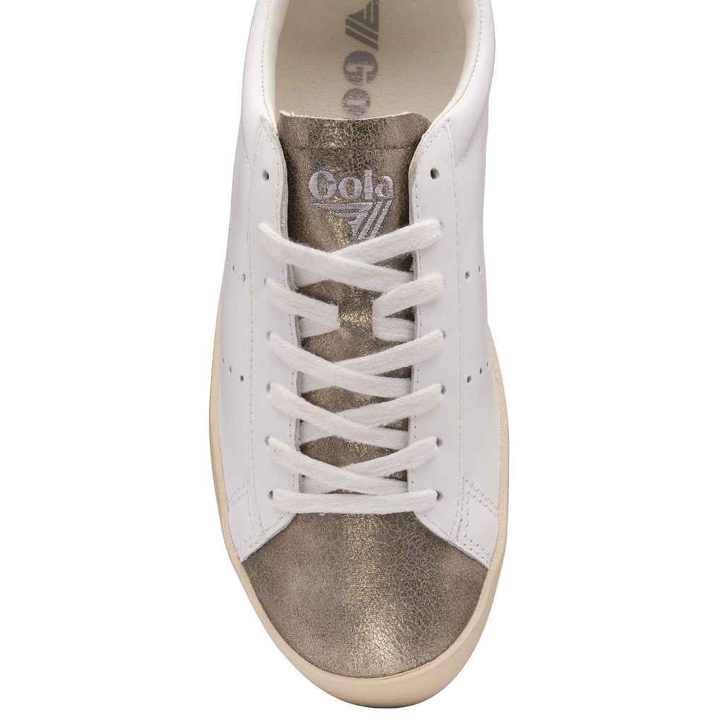 Gola Classics Nova Metallic Sneakers Fehér Arany Hungary | UCG-467918