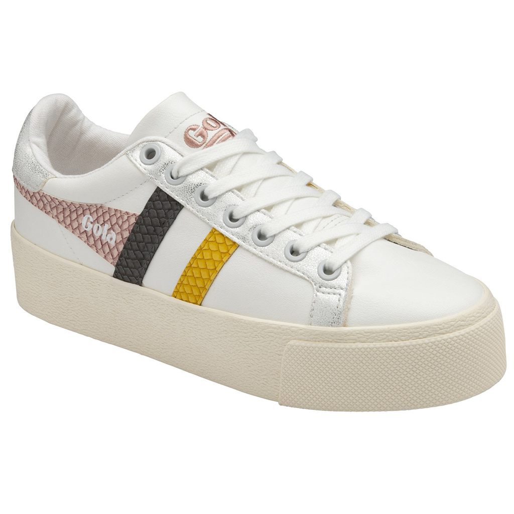 Gola Classics Orchid Platform Trident Snake Sneakers Fehér Rózsaszín Hungary | SPW-348297