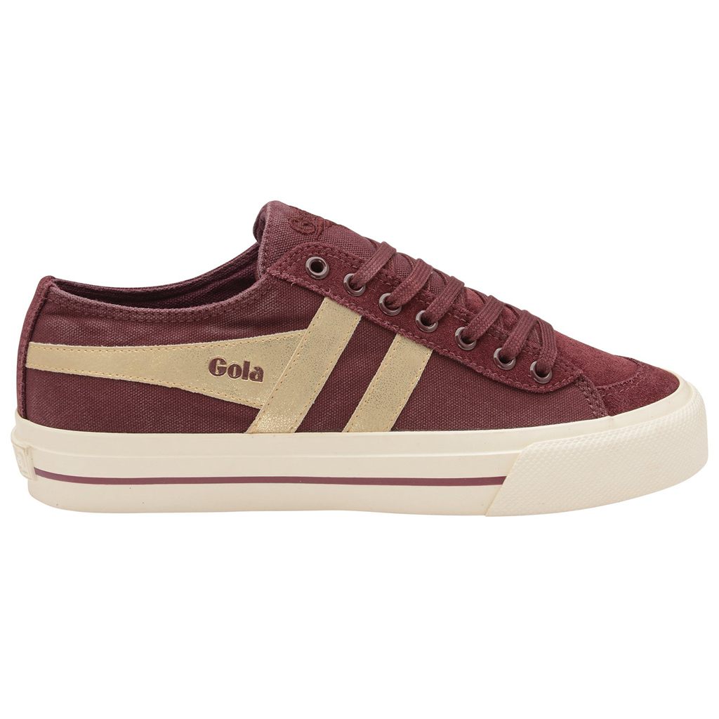 Gola Classics Quota II Mirror Plimsoll Sneakers Arany Hungary | NIQ-438697