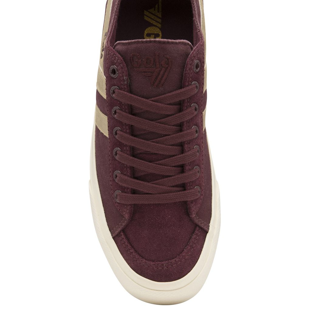 Gola Classics Quota II Mirror Plimsoll Sneakers Arany Hungary | NIQ-438697