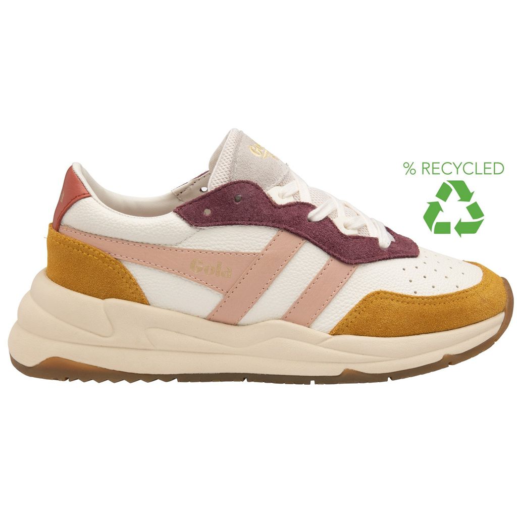 Gola Classics Saturn Quadrant Sneakers Fehér Rózsaszín Narancssárga Hungary | QPO-295063