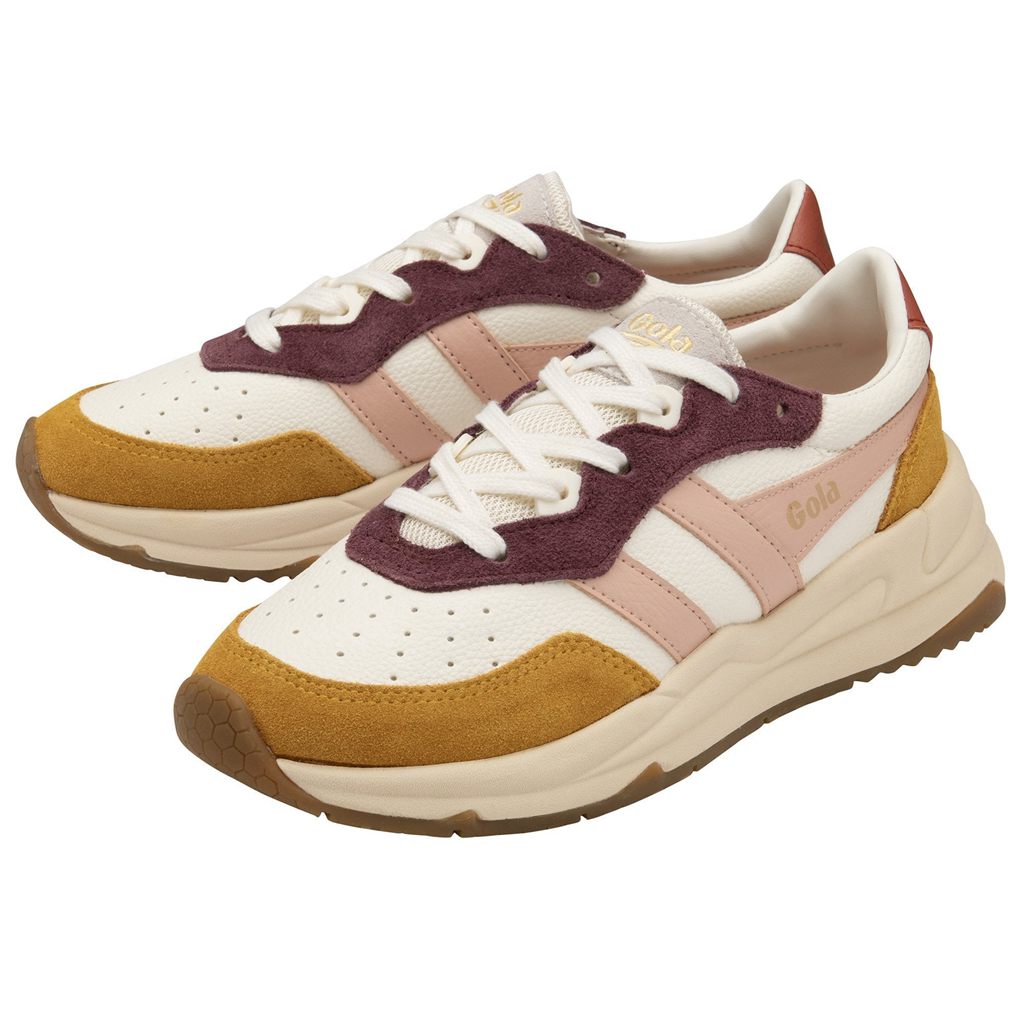 Gola Classics Saturn Quadrant Sneakers Fehér Rózsaszín Narancssárga Hungary | QPO-295063