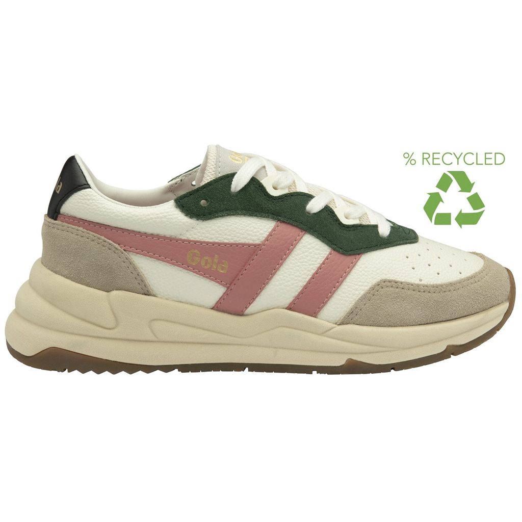Gola Classics Saturn Quadrant Sneakers Fehér Korall Rózsaszín Hungary | CYN-237541