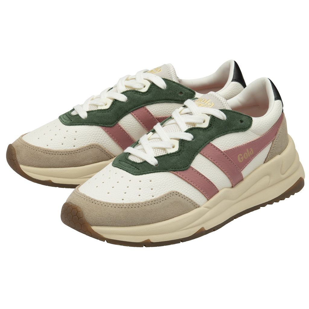 Gola Classics Saturn Quadrant Sneakers Fehér Korall Rózsaszín Hungary | CYN-237541