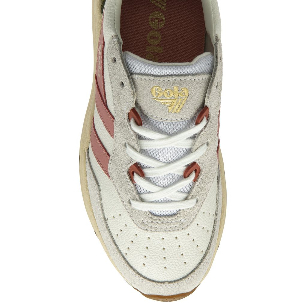 Gola Classics Saturn Sneakers Fehér Korall Rózsaszín Khaki Hungary | OBR-681204