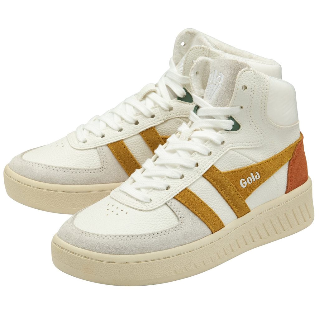 Gola Classics Slam Trident Sneakers Fehér Narancssárga Hungary | YPK-926458