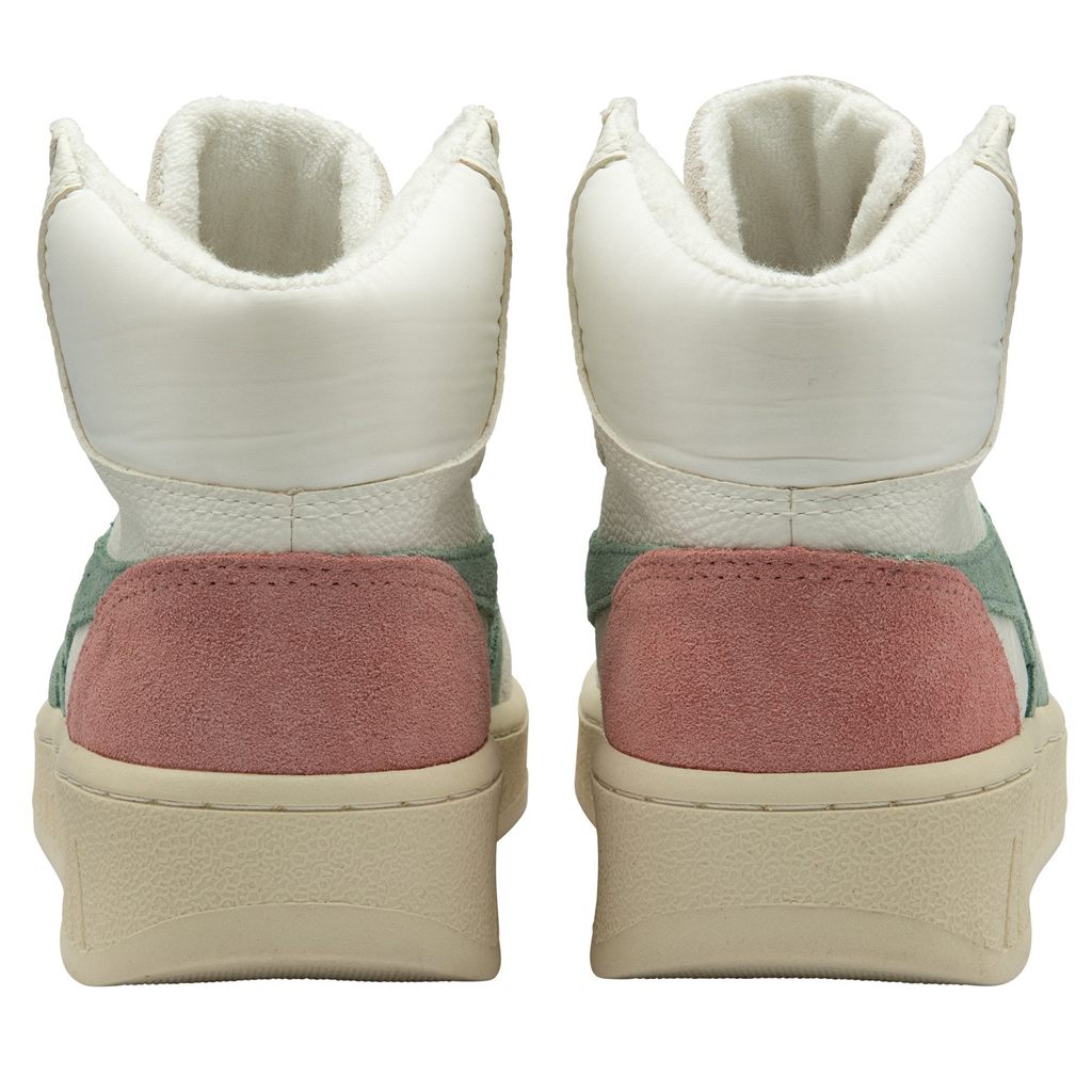 Gola Classics Slam Trident Sneakers Fehér Zöld Korall Rózsaszín Hungary | YEL-273904