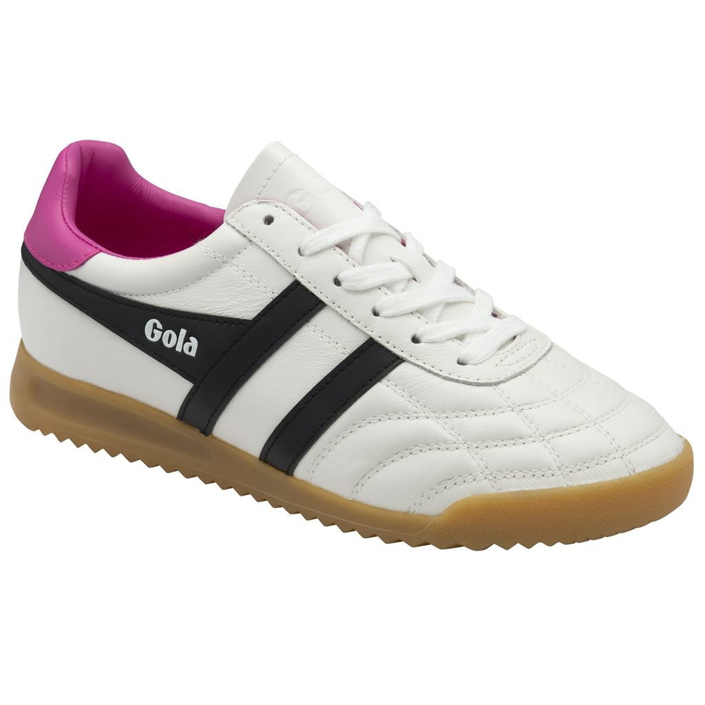 Gola Classics Stadium Sneakers Fehér Fekete Rózsaszín Hungary | NYZ-721948