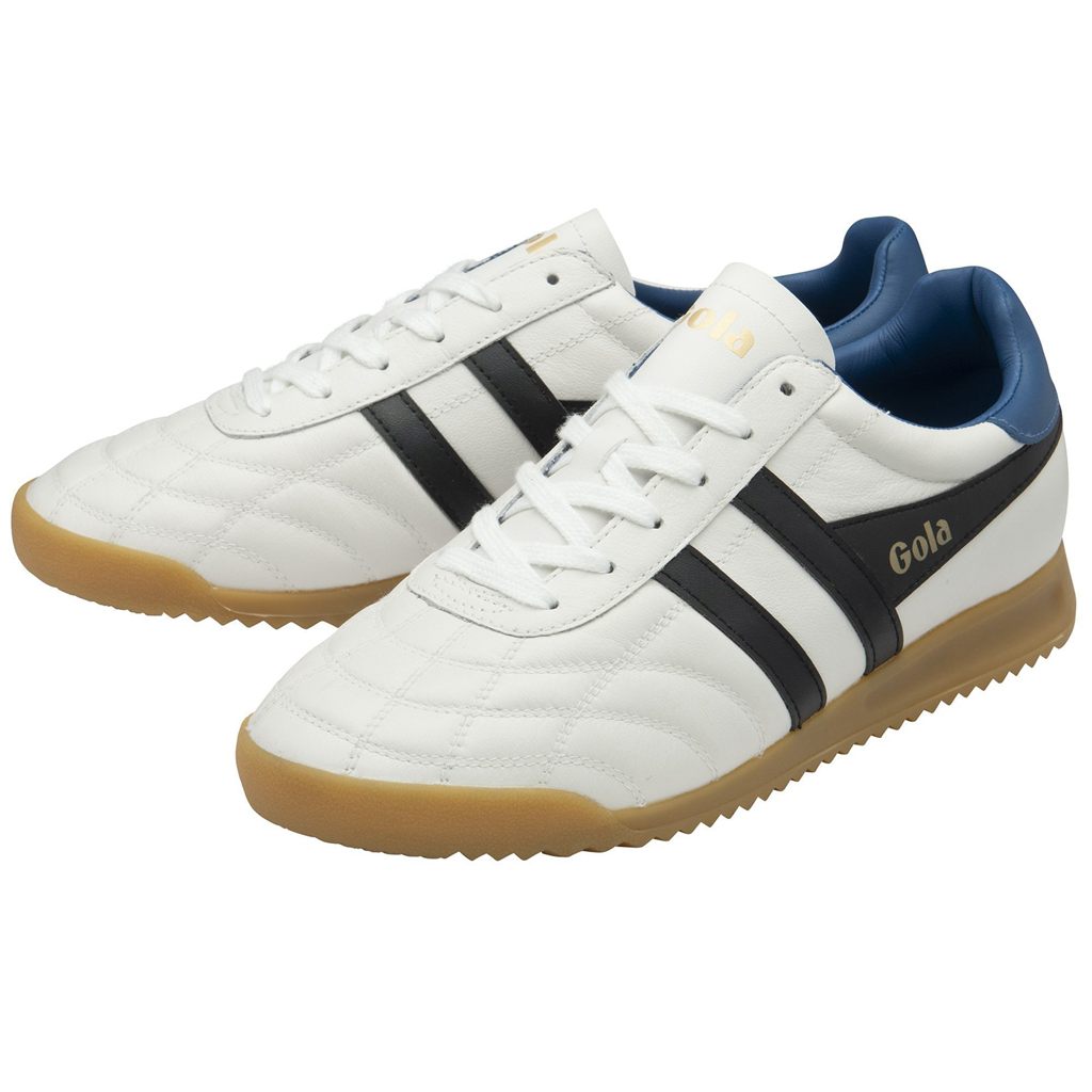 Gola Classics Stadium Sneakers Fehér Fekete Kék Hungary | SMG-132067