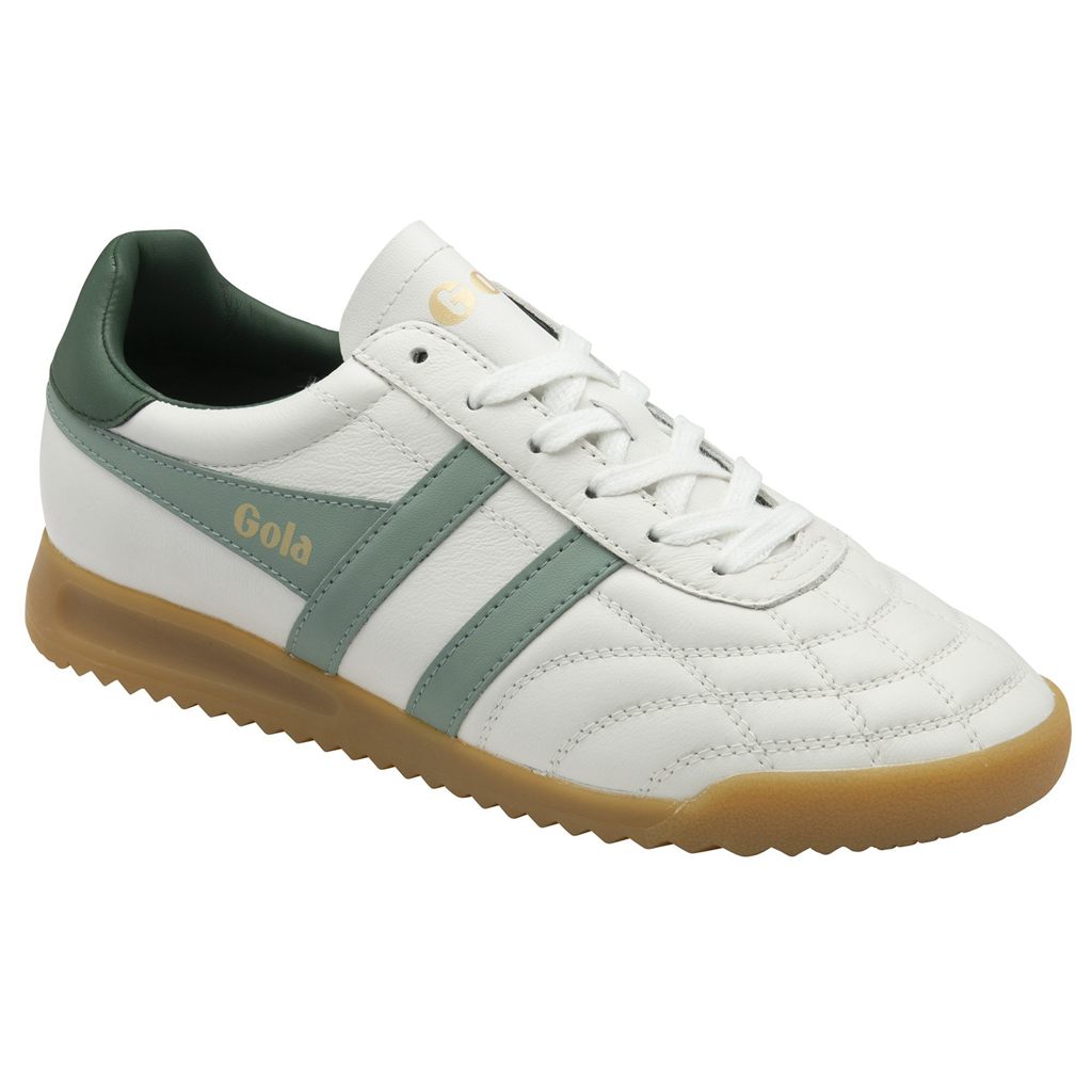 Gola Classics Stadium Sneakers Fehér Zöld Hungary | EXA-930582