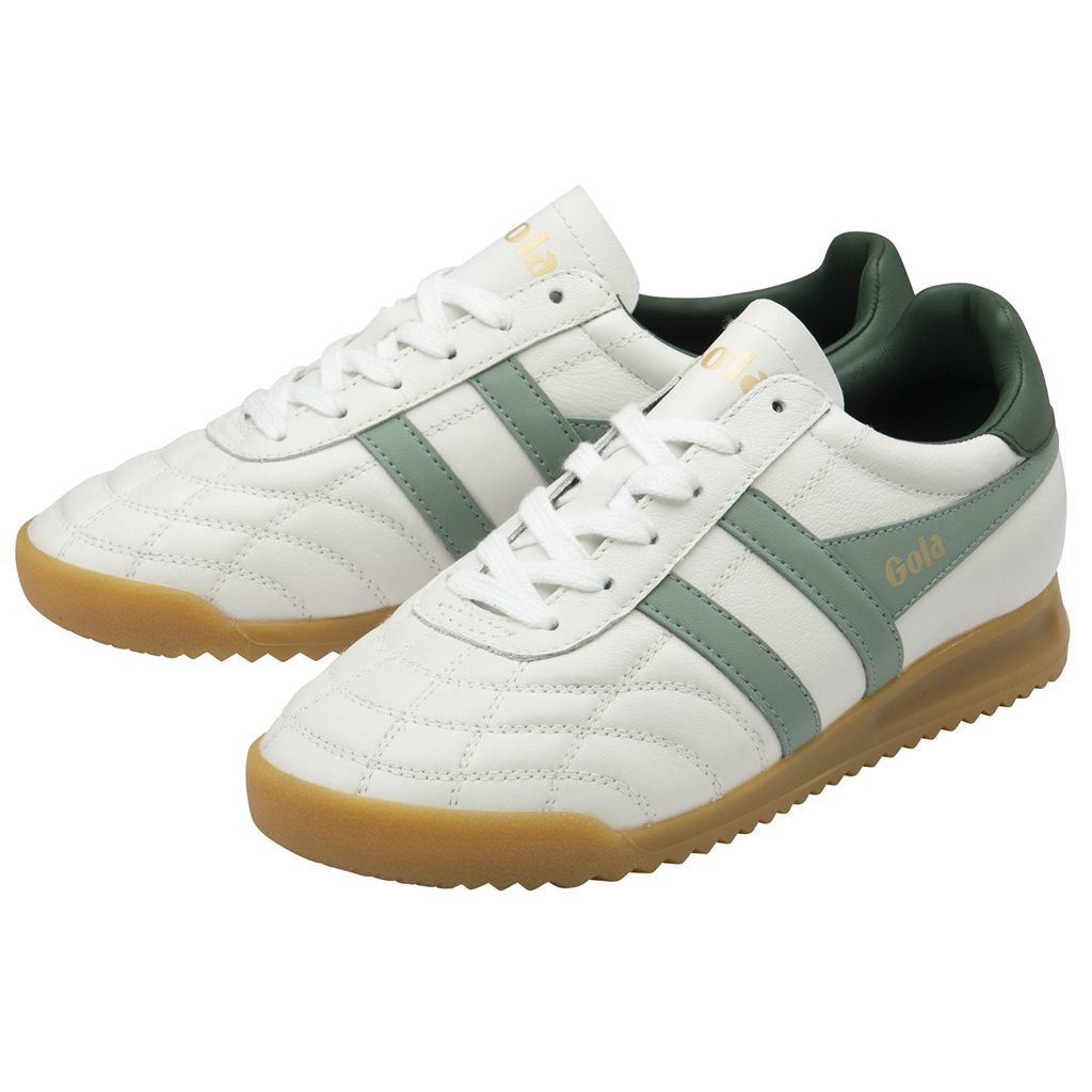 Gola Classics Stadium Sneakers Fehér Zöld Hungary | EXA-930582
