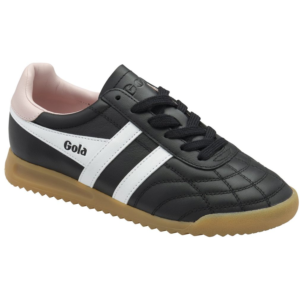 Gola Classics Stadium Sneakers Fekete Fehér Rózsaszín Hungary | BPD-520749