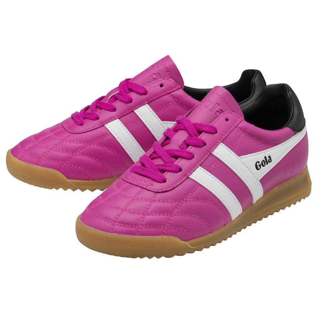 Gola Classics Stadium Sneakers Rózsaszín Fehér Fekete Hungary | EHJ-576491
