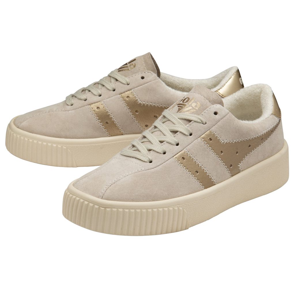 Gola Classics Super Court Metallic Sneakers Fehér Arany Hungary | LRH-352048