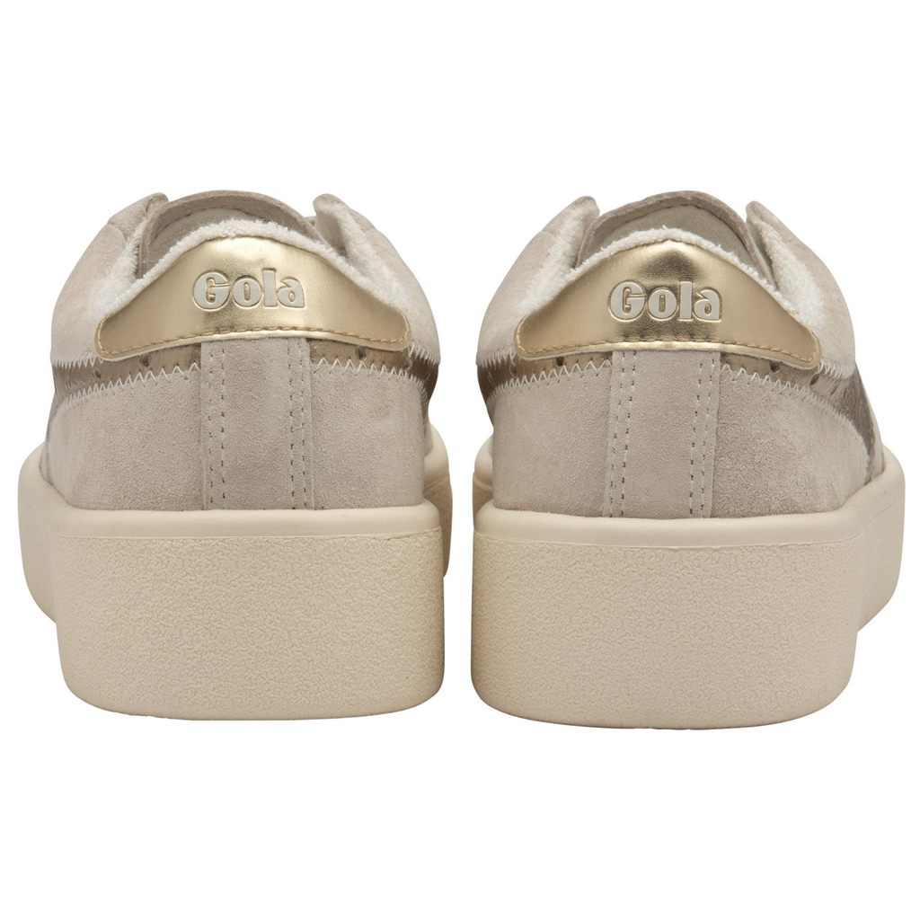 Gola Classics Super Court Metallic Sneakers Fehér Arany Hungary | LRH-352048