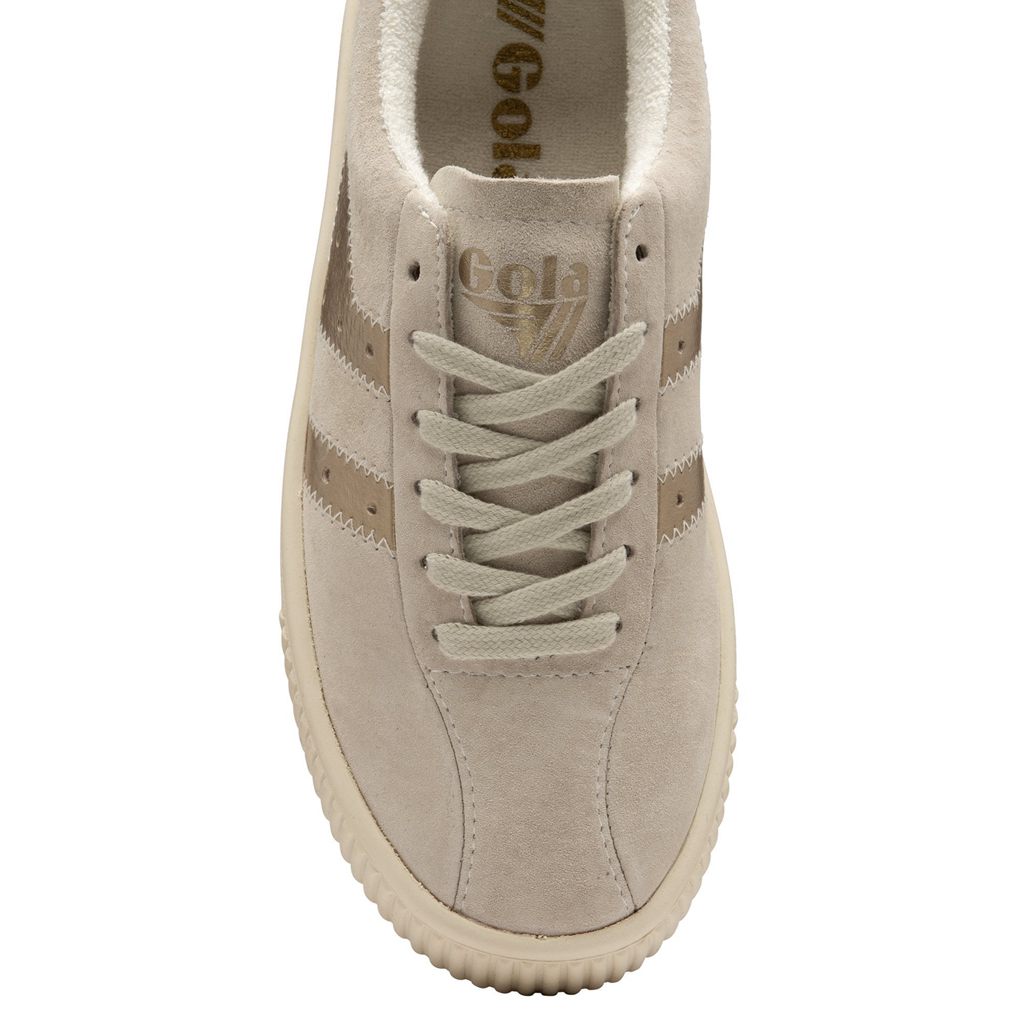 Gola Classics Super Court Metallic Sneakers Fehér Arany Hungary | LRH-352048