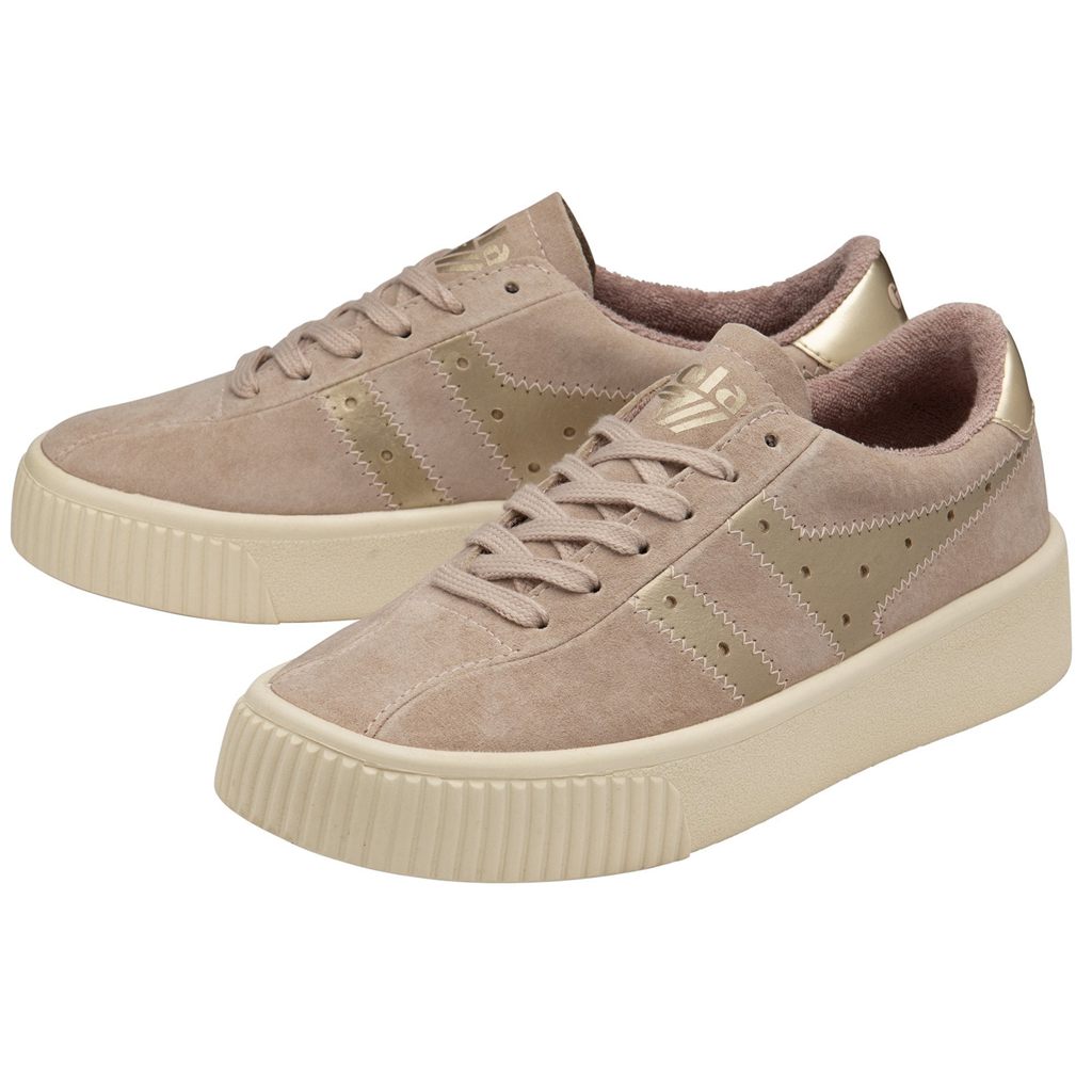 Gola Classics Super Court Metallic Sneakers Arany Hungary | HWT-035167