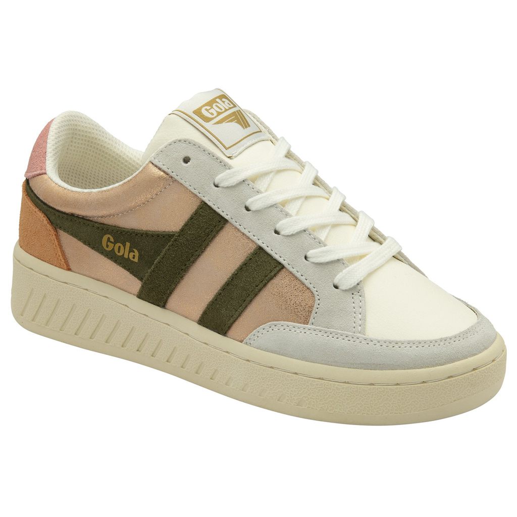 Gola Classics Superslam Blaze Sneakers Rózsaszín Arany Khaki Korall Rózsaszín Hungary | GLF-459132