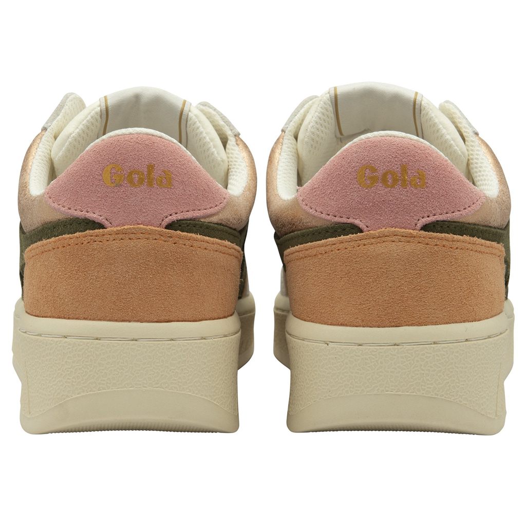 Gola Classics Superslam Blaze Sneakers Rózsaszín Arany Khaki Korall Rózsaszín Hungary | GLF-459132