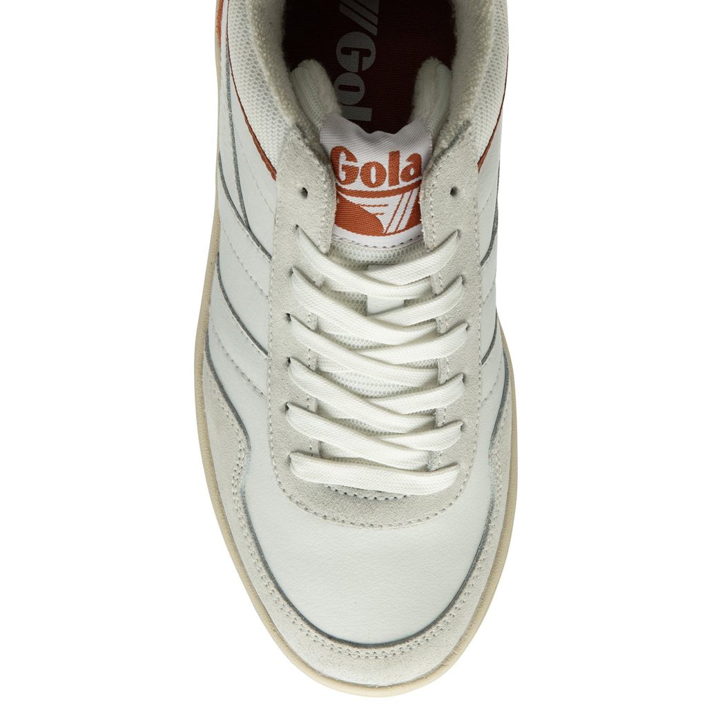 Gola Classics Swerve Sneakers Fehér Narancssárga Hungary | VRX-147082