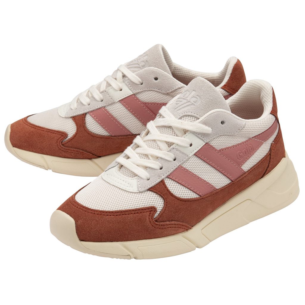 Gola Classics Tempest Sneakers Fehér Narancssárga Korall Rózsaszín Hungary | TZA-058792